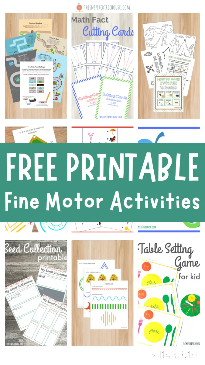 Free Printable Fine Motor Activity Sheet Free Worksheet #11