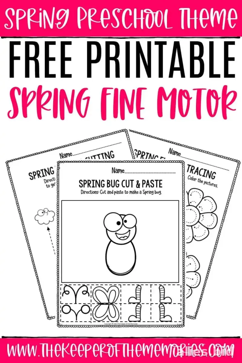 Free Printable Fine Motor Activity Sheet Free Worksheet #3
