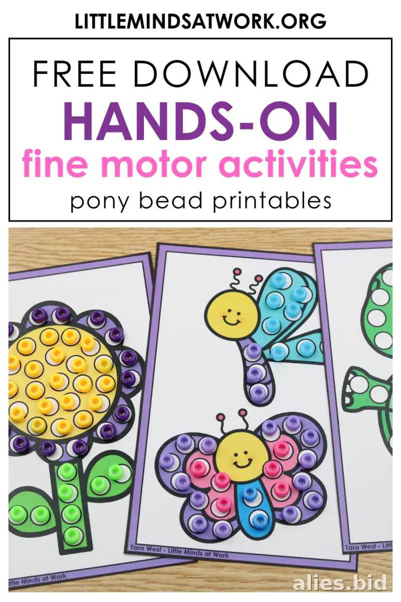 Free Printable Fine Motor Activity Sheet Free Worksheet #4