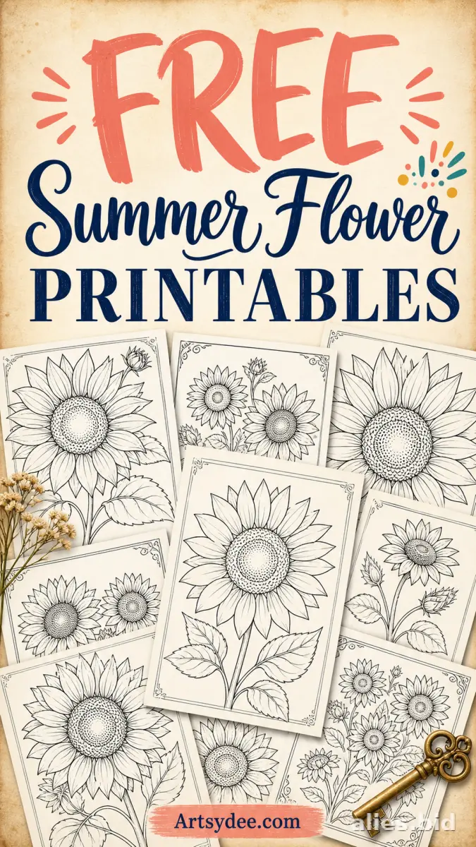 Free Printable Flower Coloring Pages For Kids Free Worksheet #19
