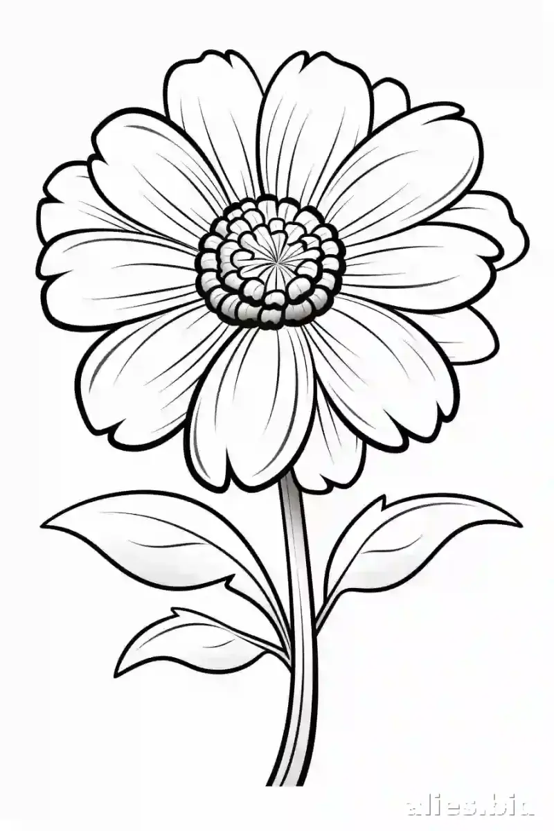 Free Printable Flower Coloring Pages For Kids Free Worksheet #2