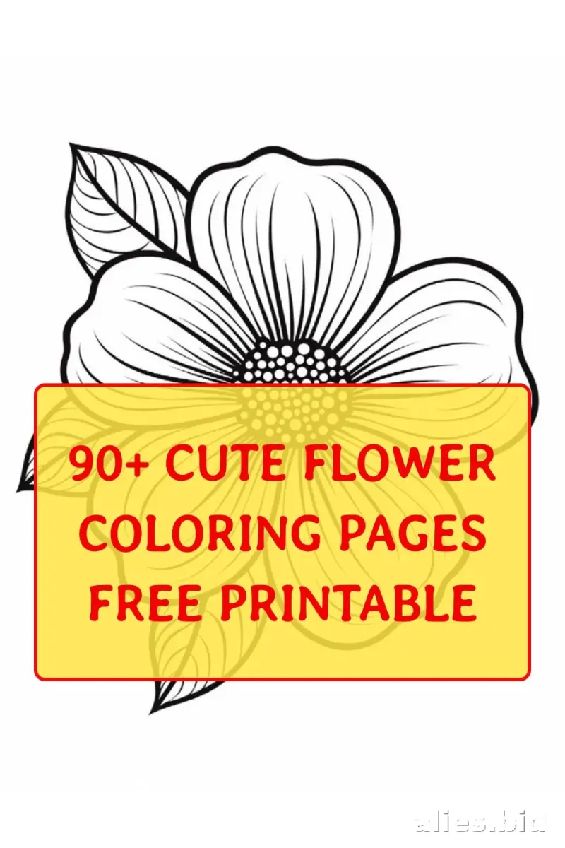 Free Printable Flower Coloring Pages For Kids Free Worksheet #3