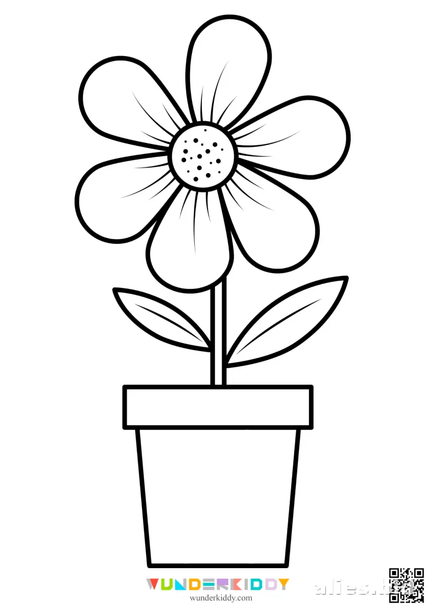 Free Printable Flower Coloring Pages For Kids Free Worksheet #8