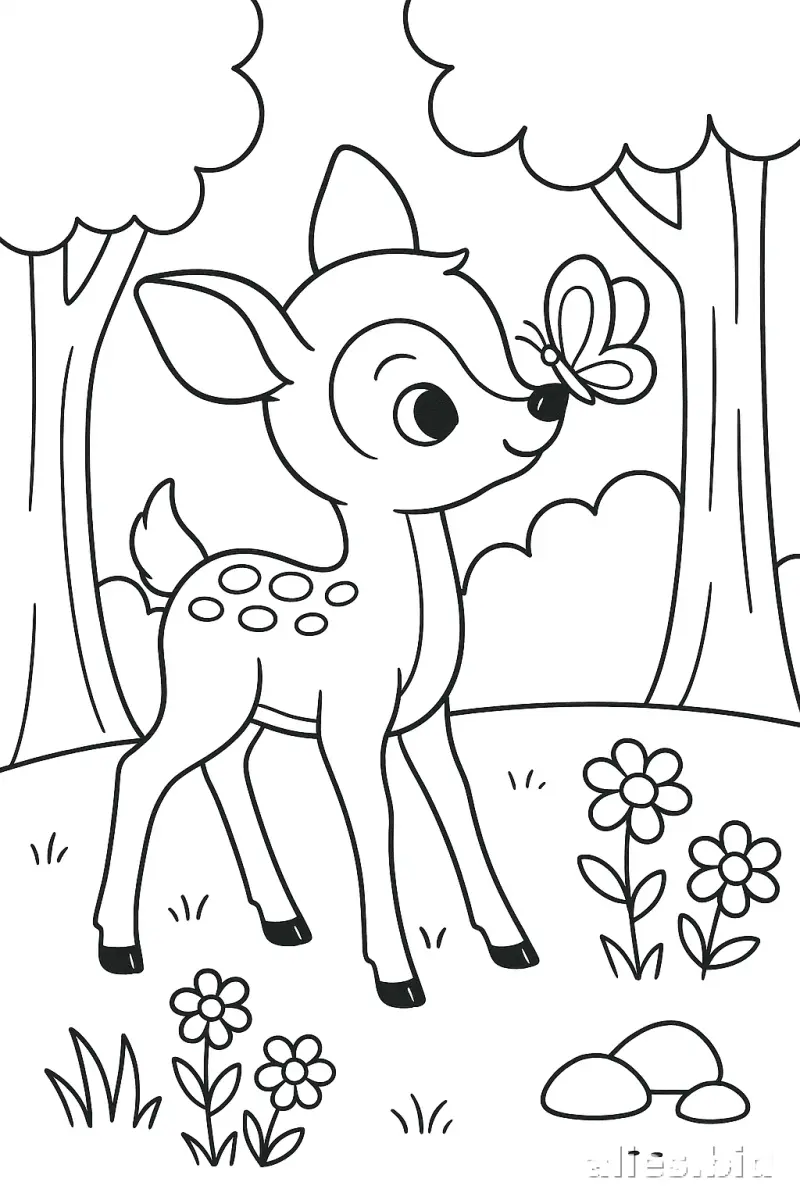 Free Printable Forest Coloring Pages For Kids Free Worksheet #15