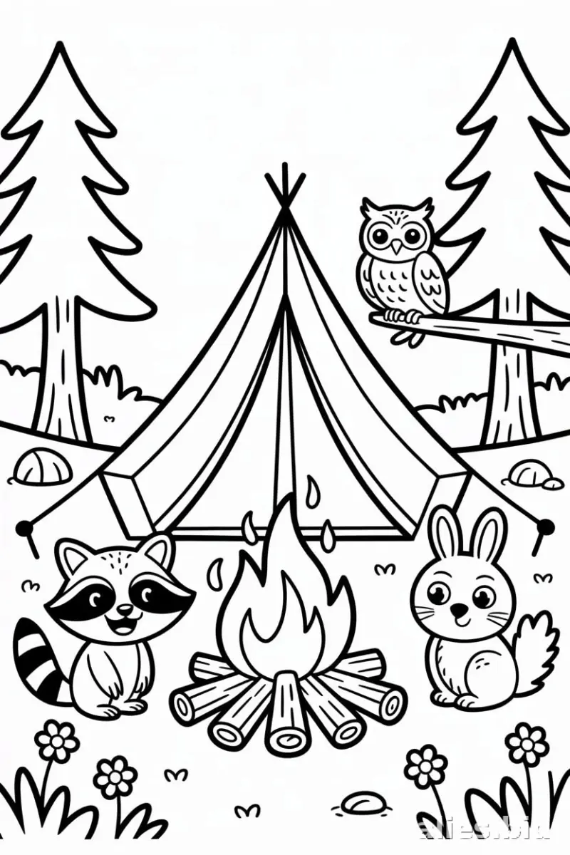 Free Printable Forest Coloring Pages For Kids Free Worksheet #23