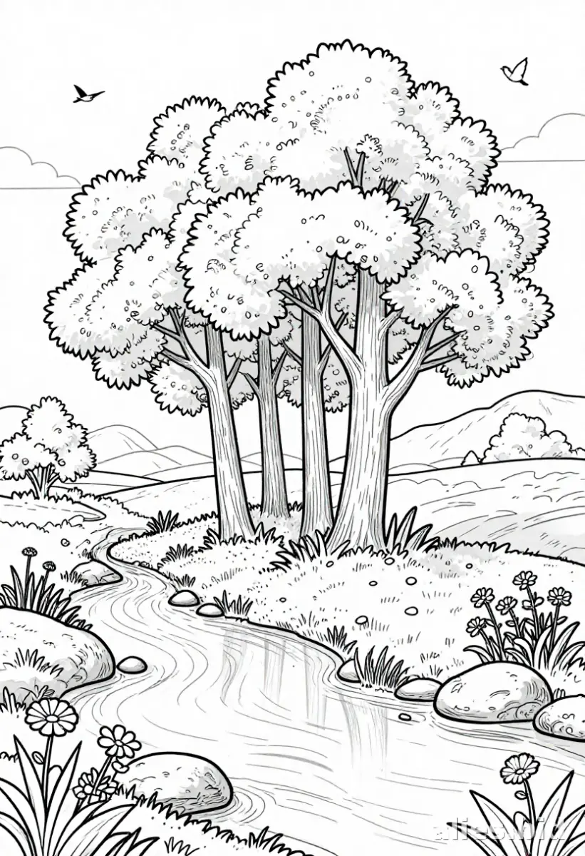 Free Printable Forest Coloring Pages For Kids Free Worksheet #22