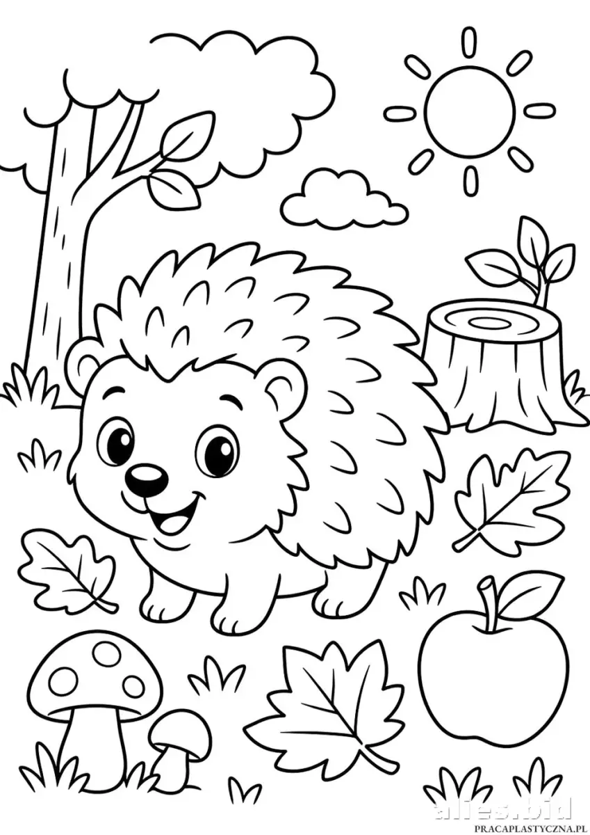 Free Printable Forest Coloring Pages For Kids Free Worksheet #12