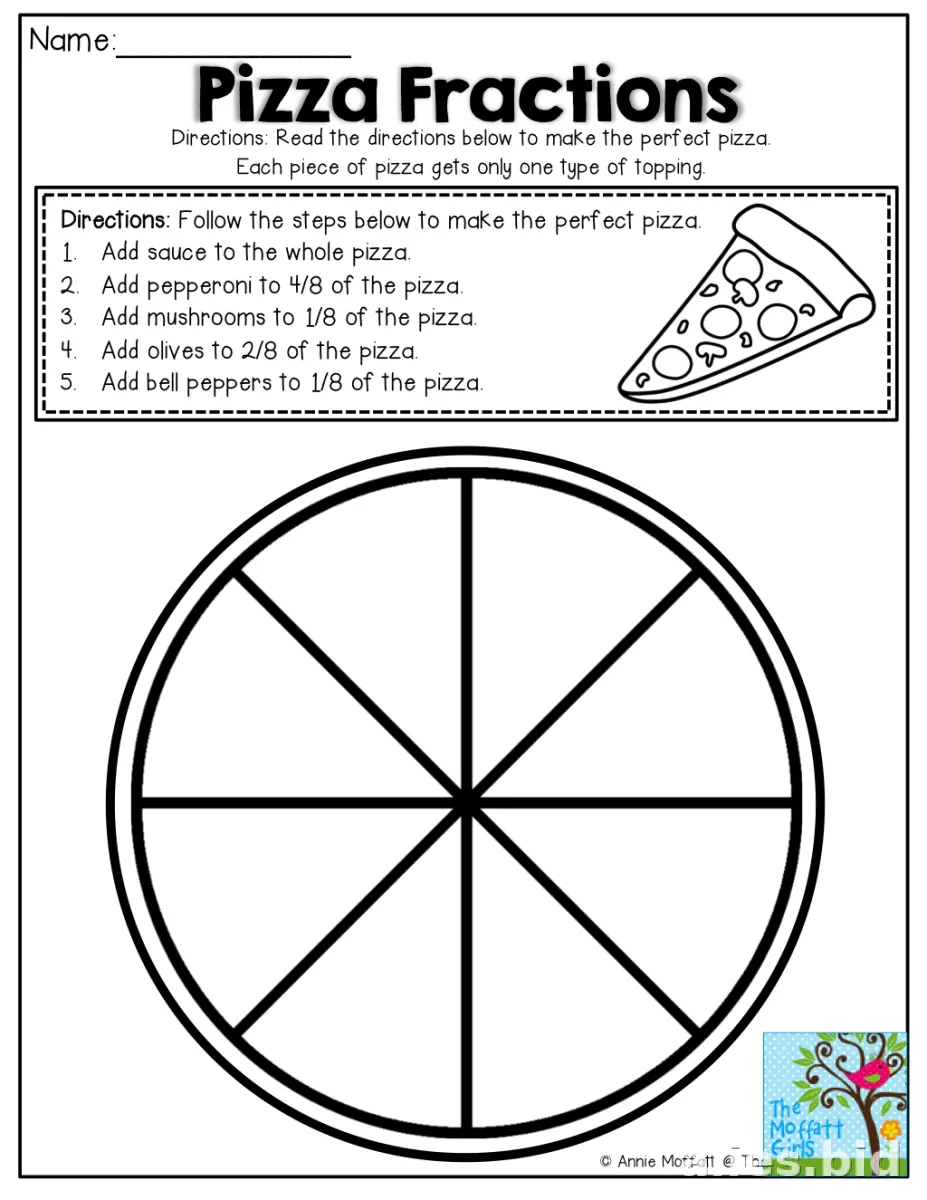 3rd Grade Fractions Worksheets for Math Success