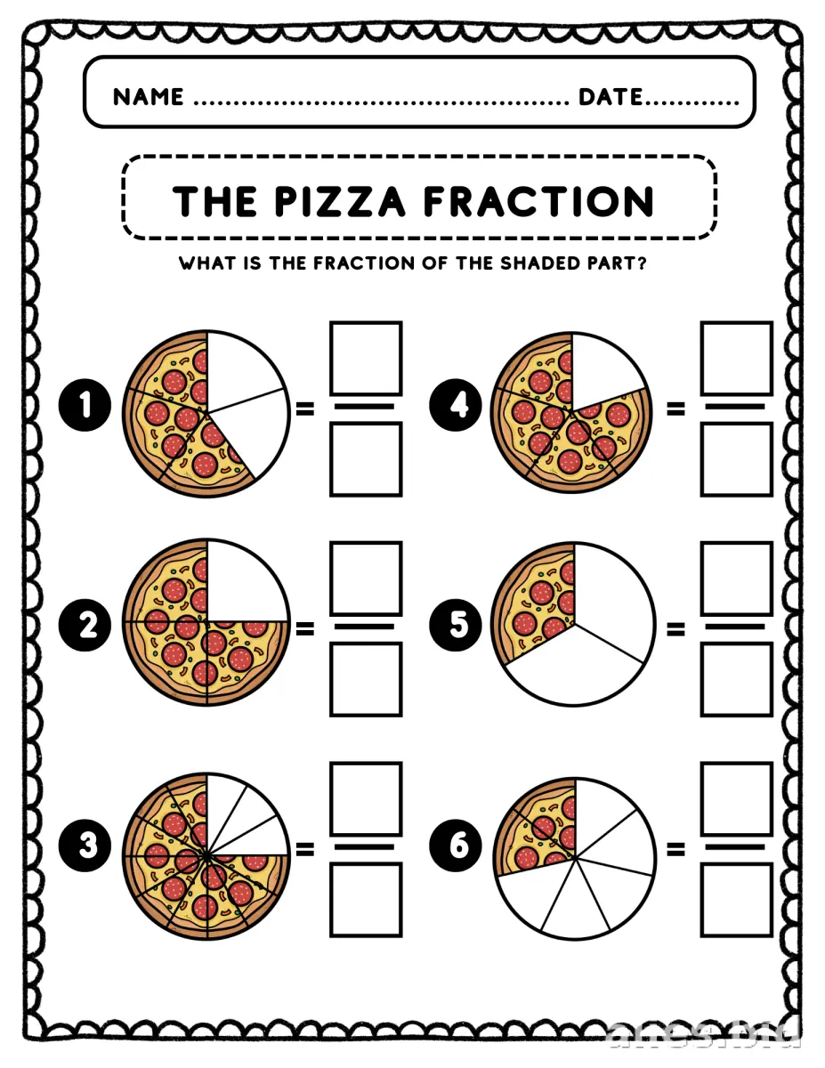 Free Printable Fractions Worksheet For 3rd Grade #6