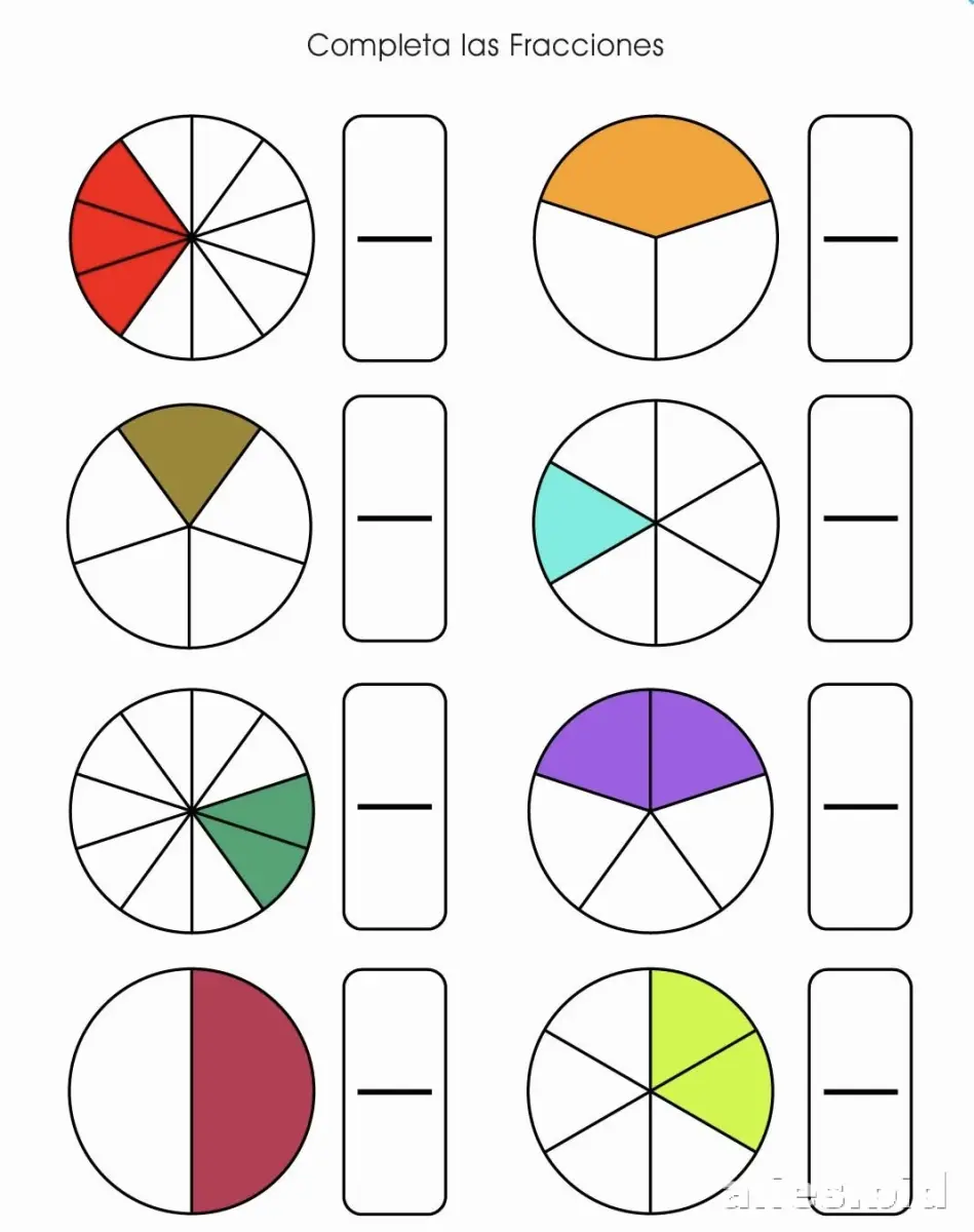 Free Printable Fractions Worksheet For 3rd Grade #9