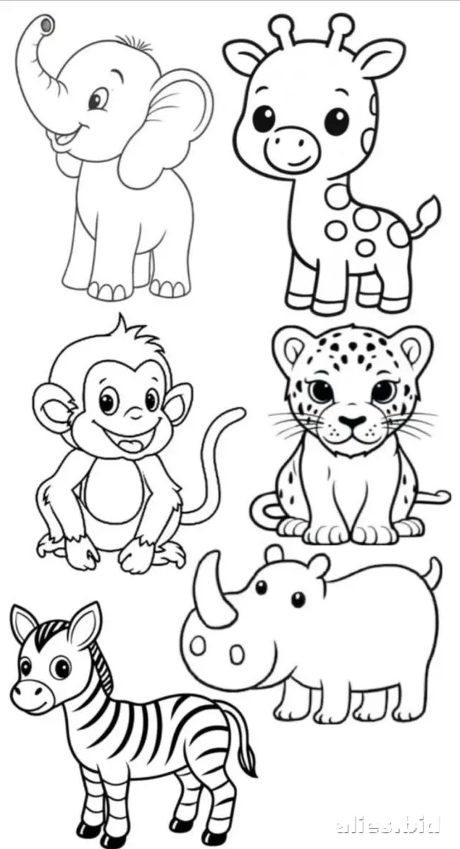 Free Printable Animal Coloring Pages For Kids Worksheet #8