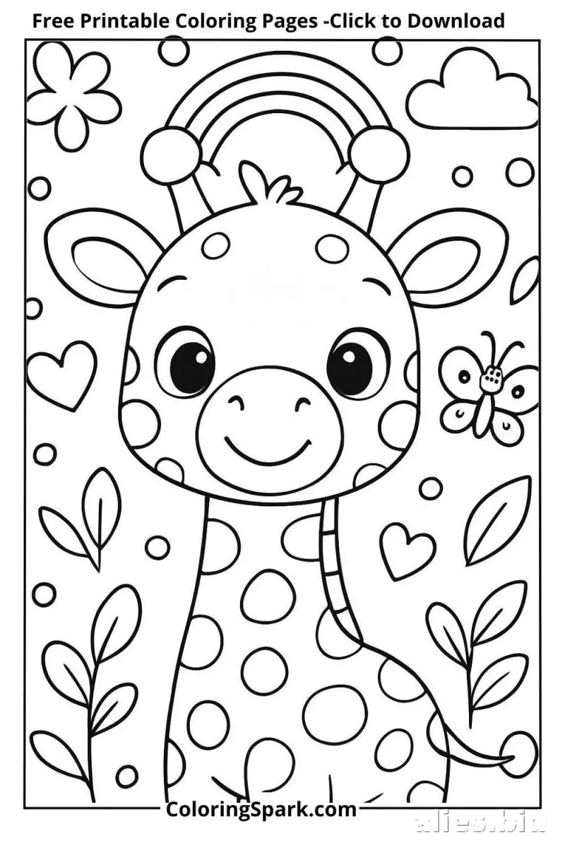 Free Printable Animal Coloring Pages For Kids Worksheet #3
