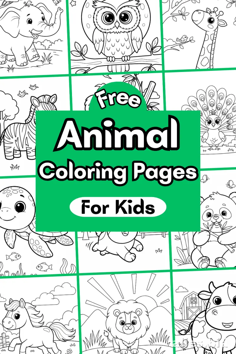 Free Printable Animal Coloring Pages For Kids Worksheet #6