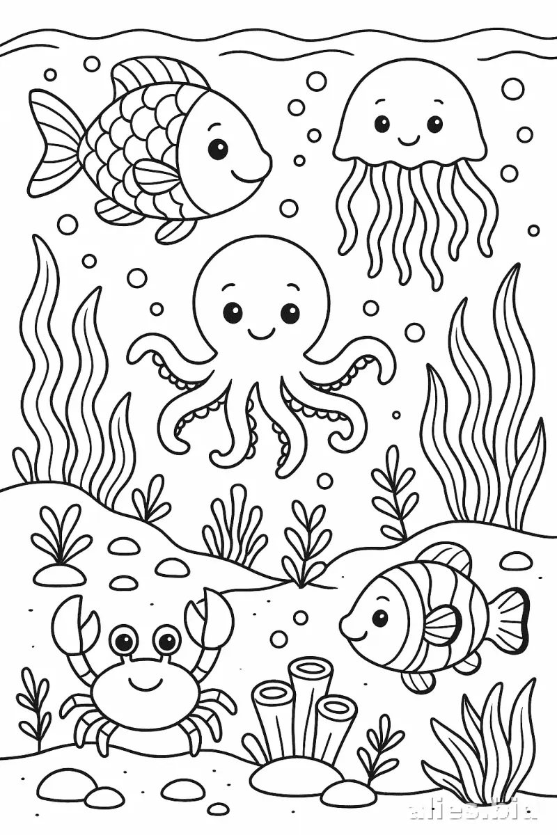 Free Printable Animal Coloring Pages For Kids Worksheet #7