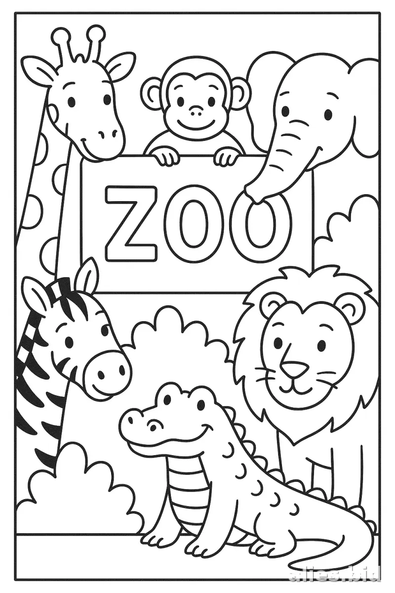 Free Printable Animal Coloring Pages For Kids Worksheet #16