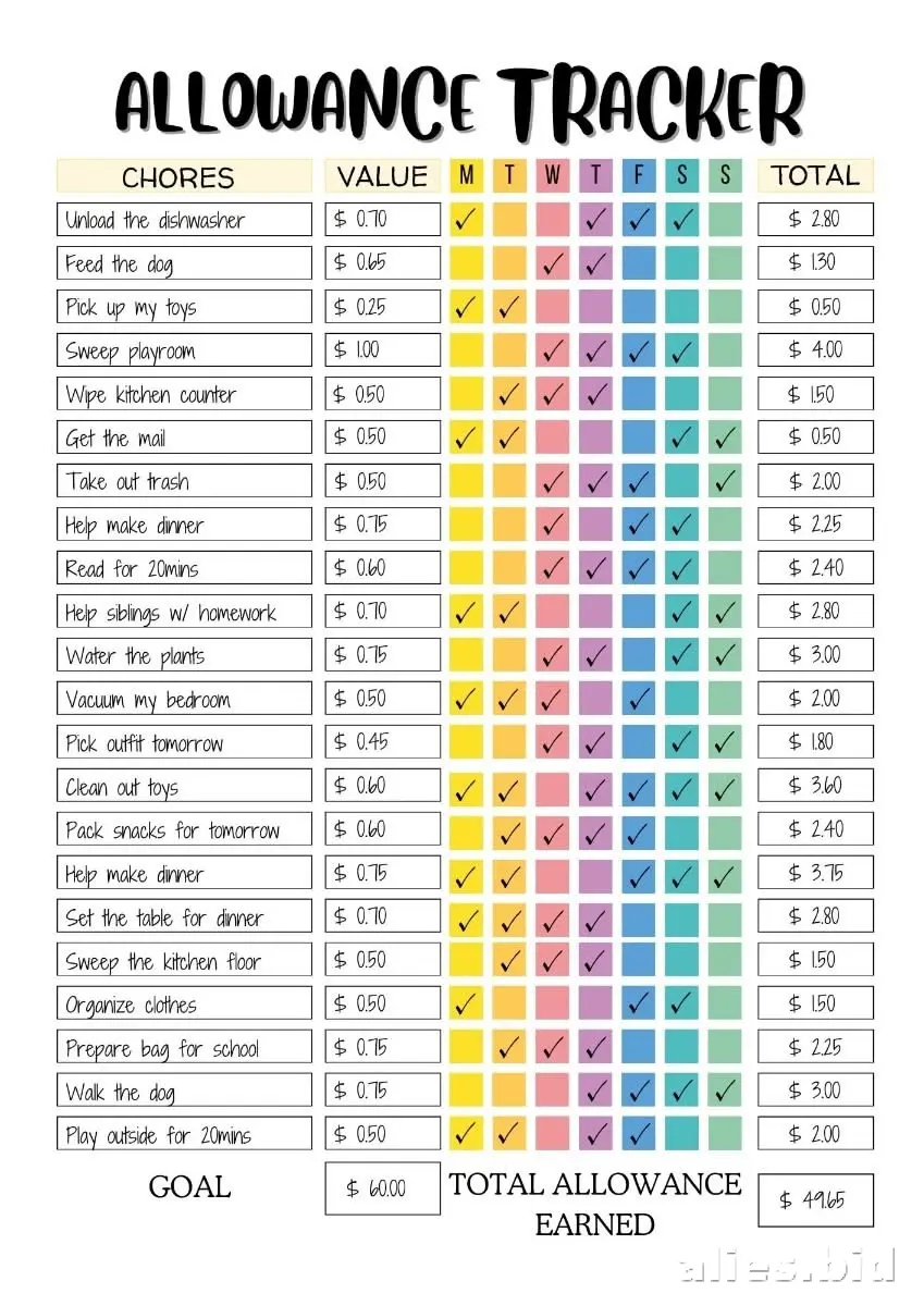 Free Printable Grade Tracker Template For Kids Free Worksheet #4