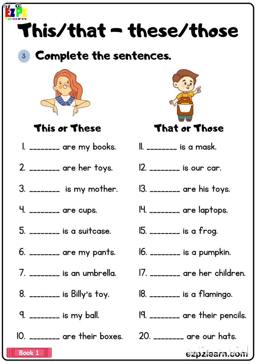 Free Printable Grammar Worksheet For 2nd Grade #7