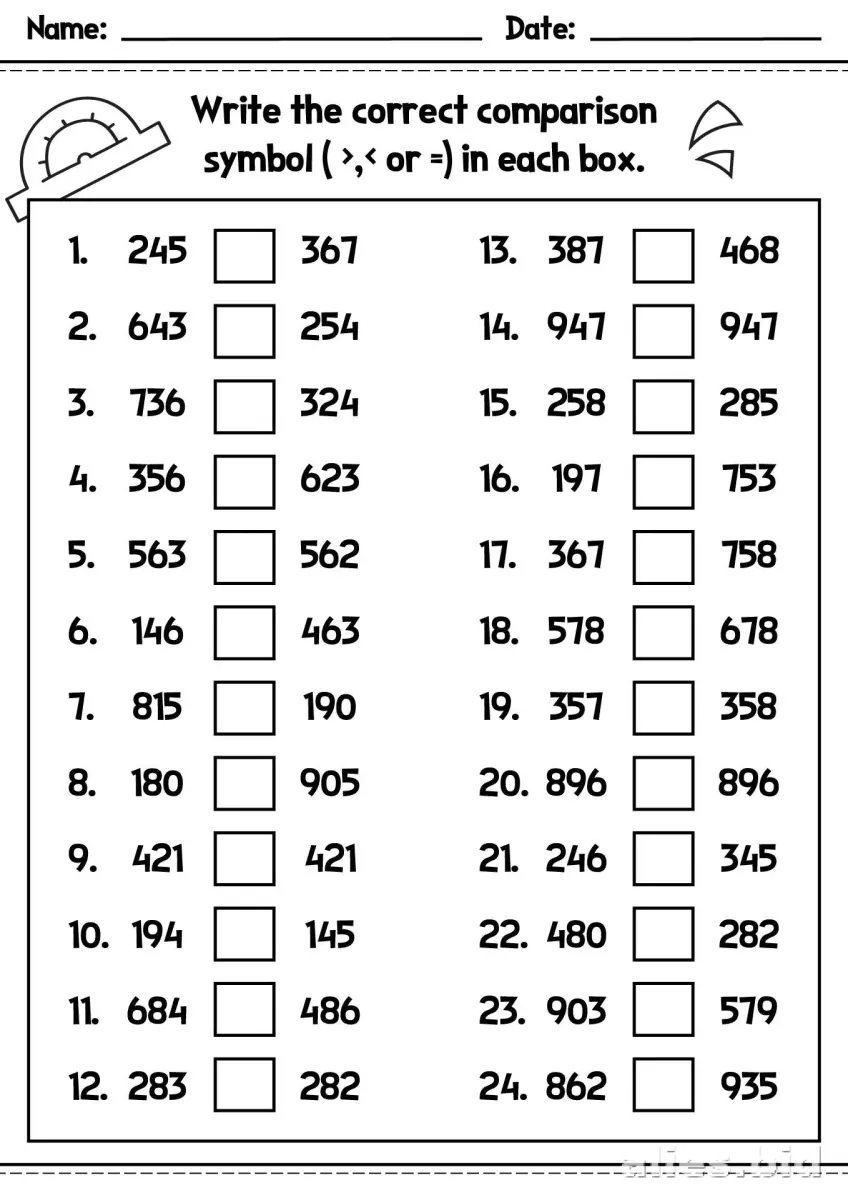 Greater Than Less Than Worksheet Kindergarten : A Comprehensive Guide for Educators and Parents