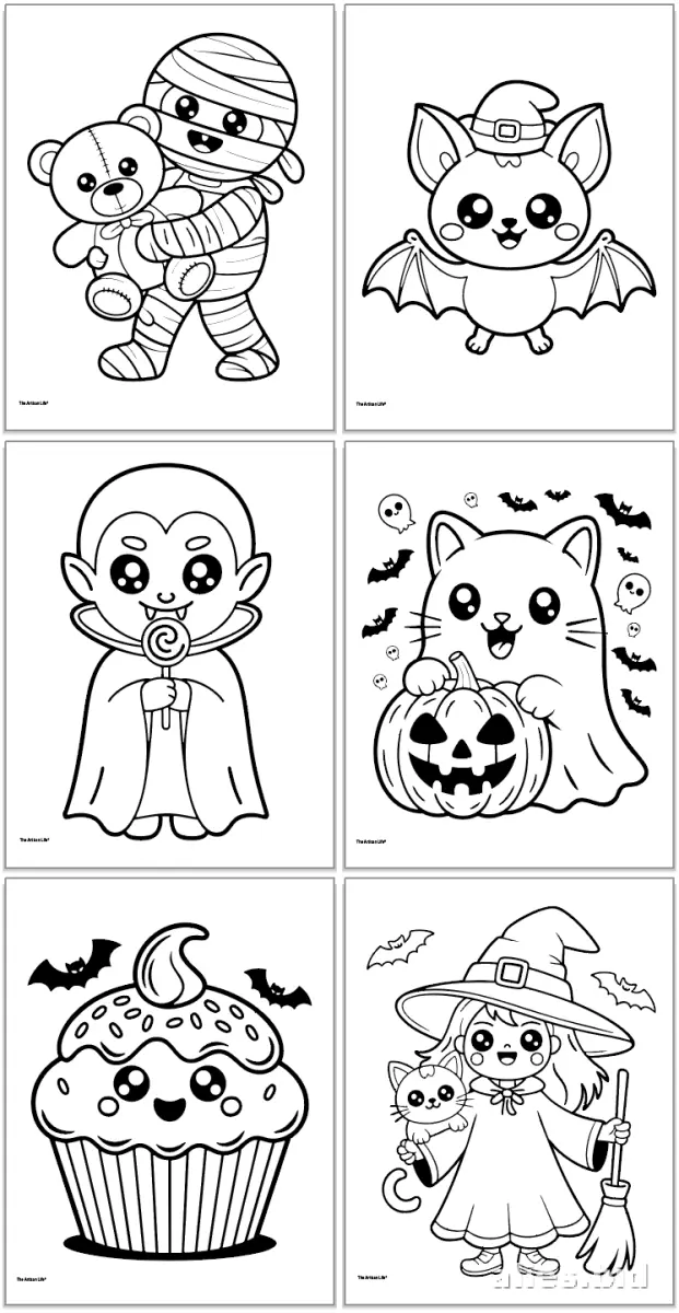 Free Printable Halloween Coloring Pages For Kids Worksheet #18