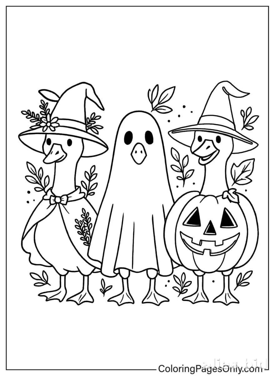 Free Printable Halloween Coloring Pages For Kids Worksheet #17