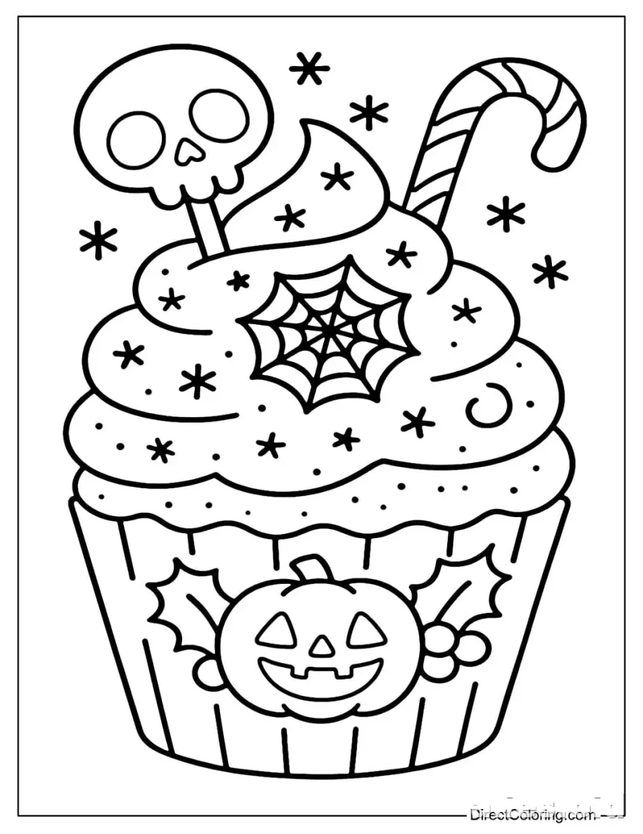Free Printable Halloween Coloring Pages For Kids Worksheet #12