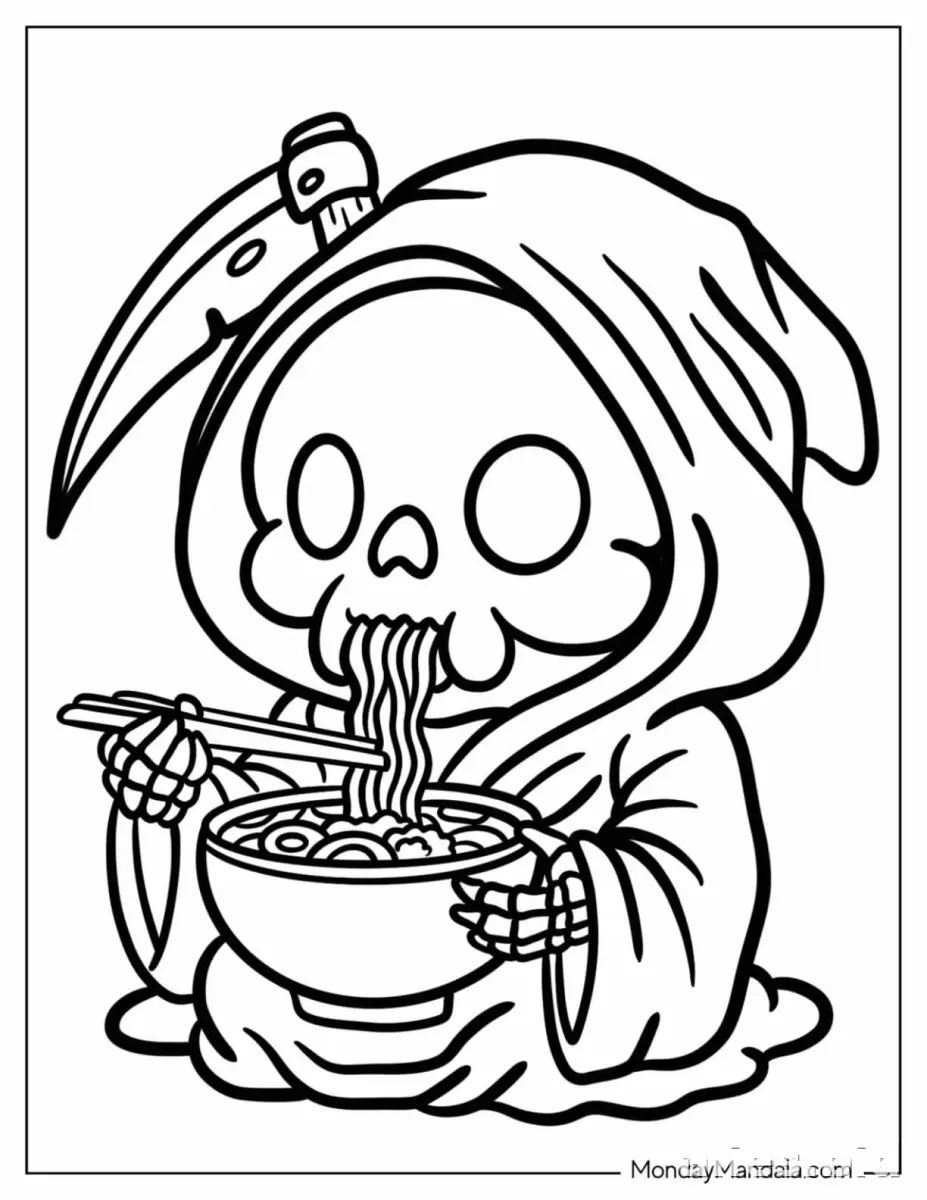 Free Printable Halloween Coloring Pages For Kids Worksheet #5