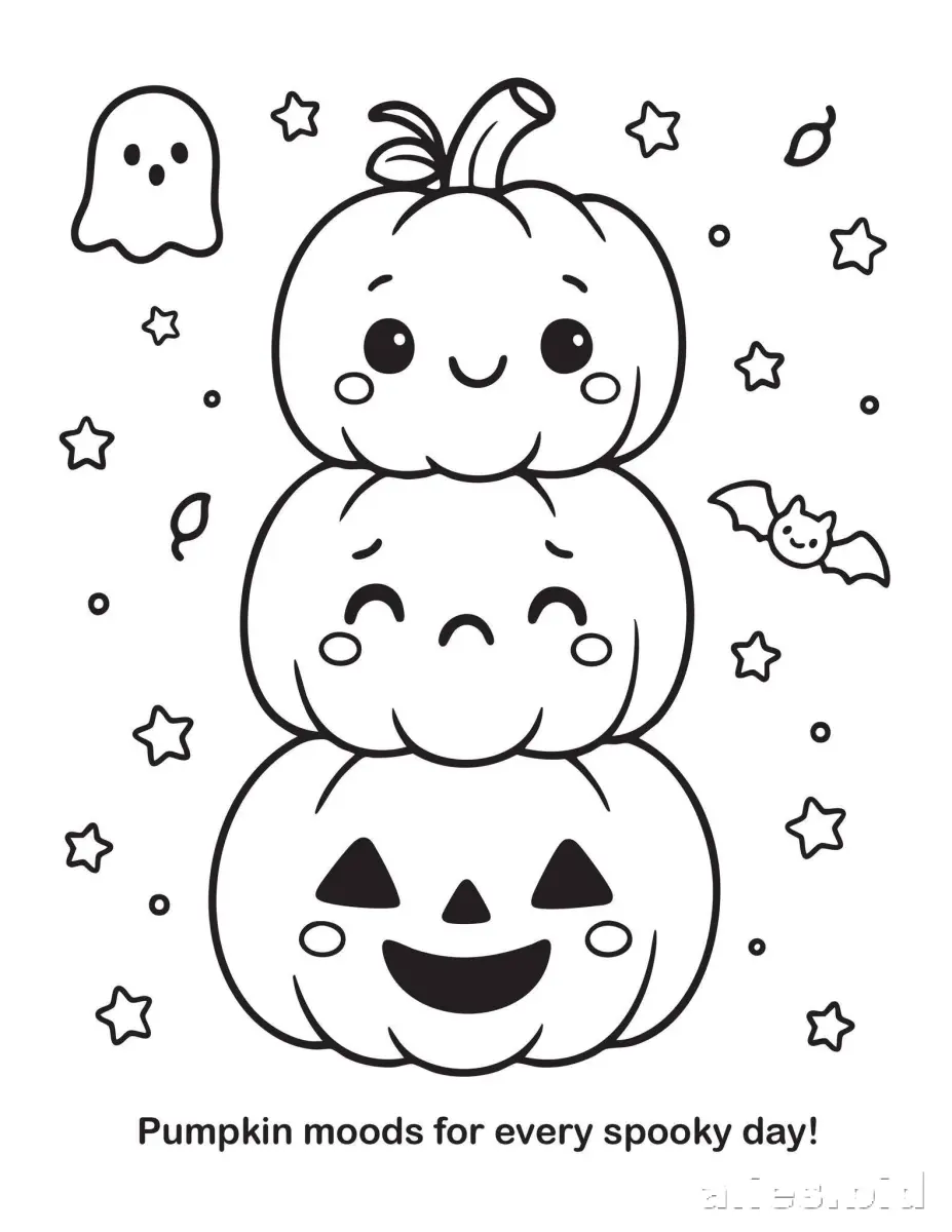 Free Printable Halloween Coloring Pages For Kids Worksheet #19