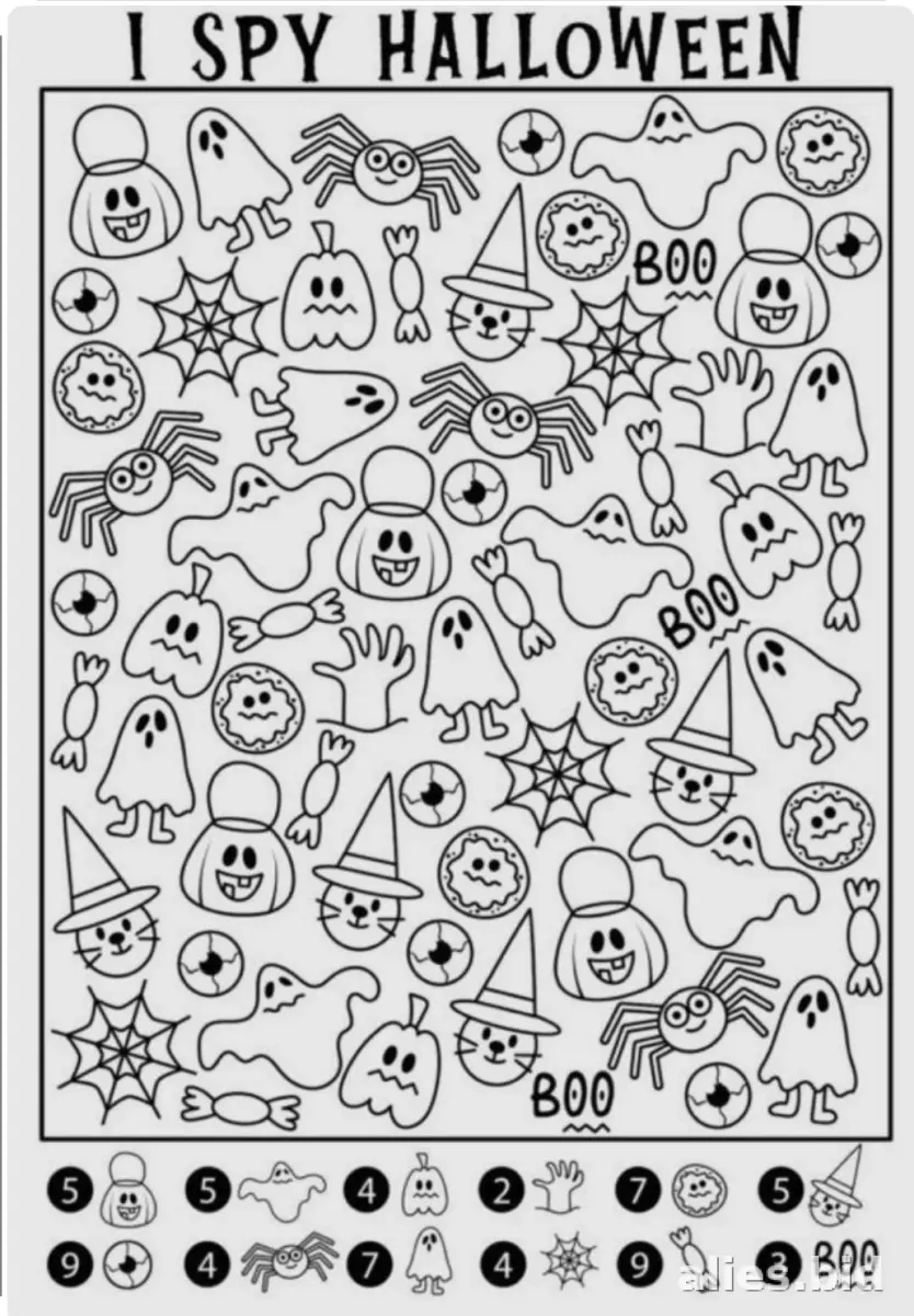 Free Printable Halloween Worksheet For Kids Free #2