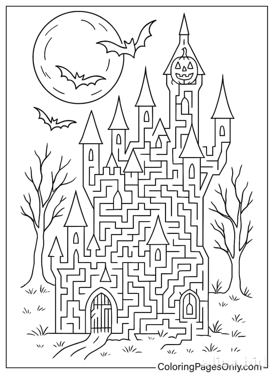 Free Printable Halloween Worksheet For Kids Free #6