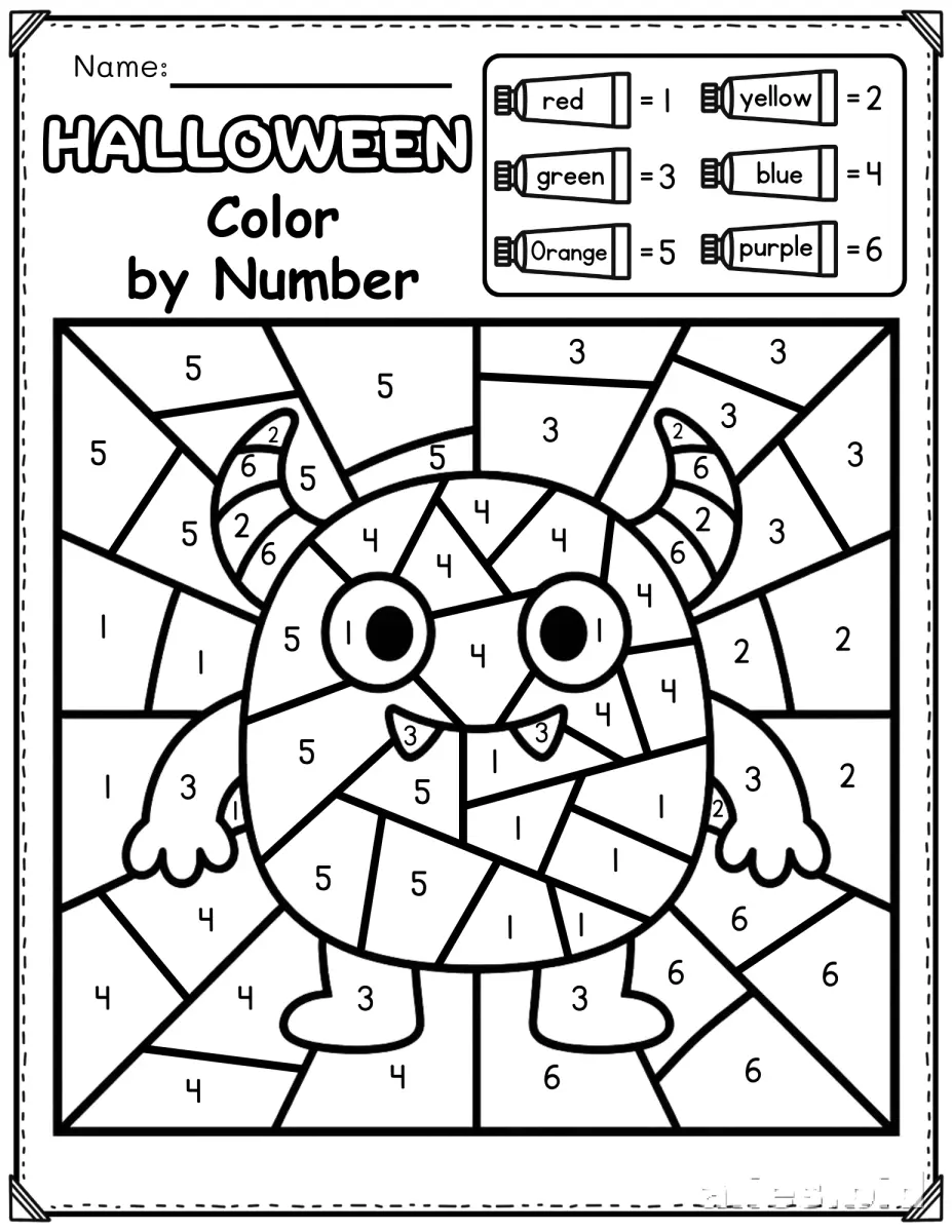 Free Printable Halloween Worksheet For Kids Free #4