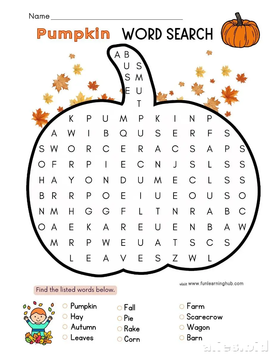 Free Printable Halloween Worksheet For Kids Free #8