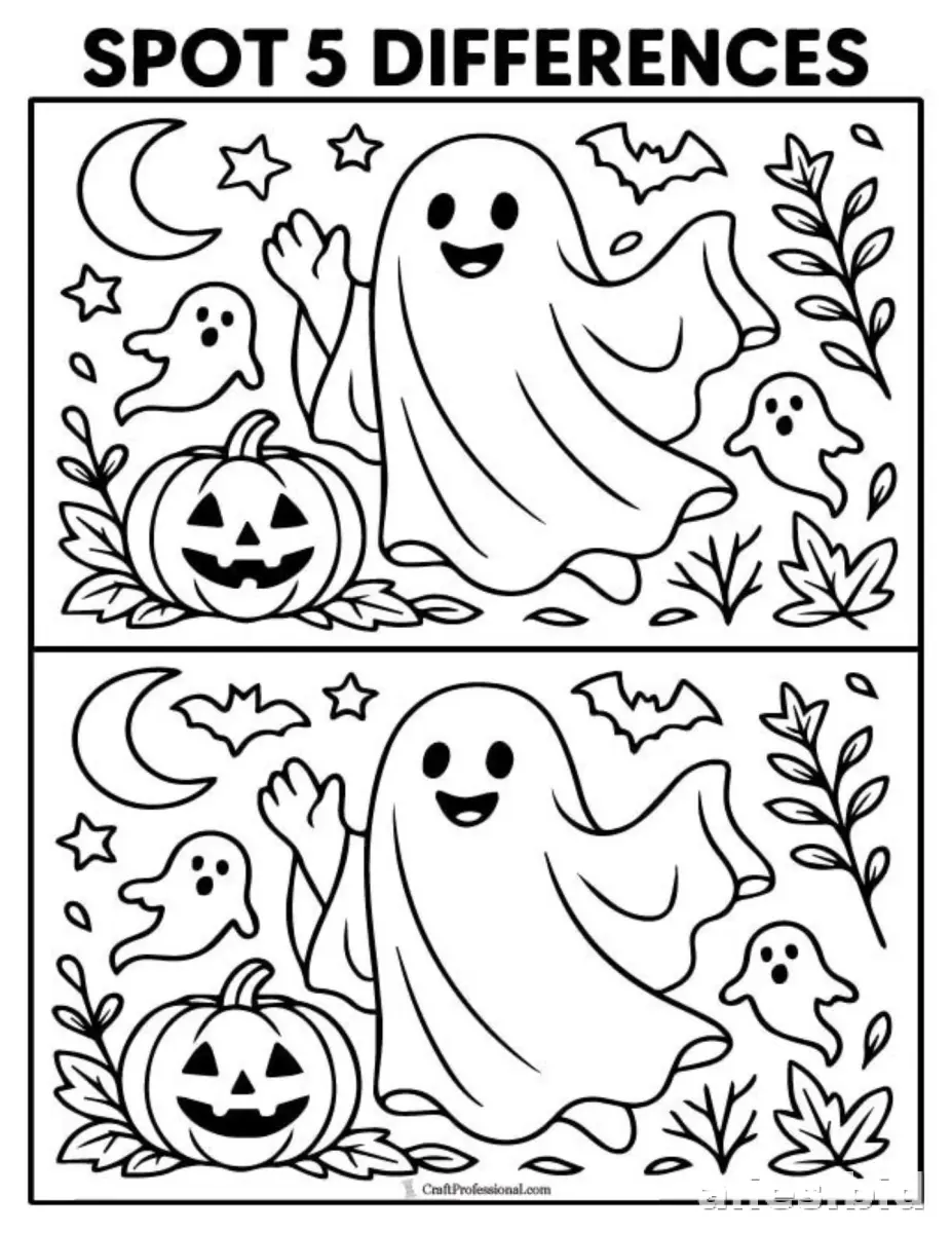 Free Printable Halloween Worksheet For Kids Free #14