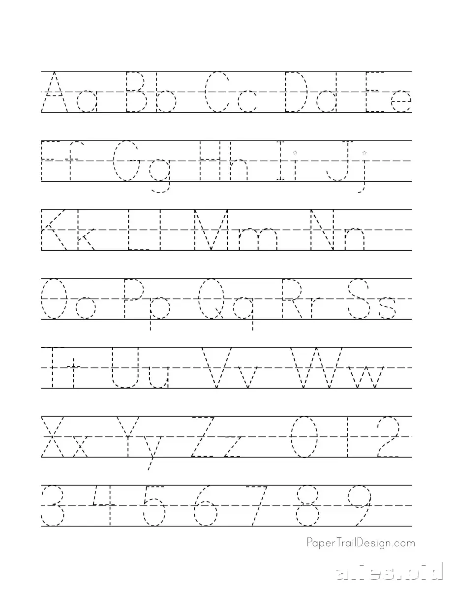 Free Printable Handwriting Practice Sheets For Kindergarten Worksheet #5
