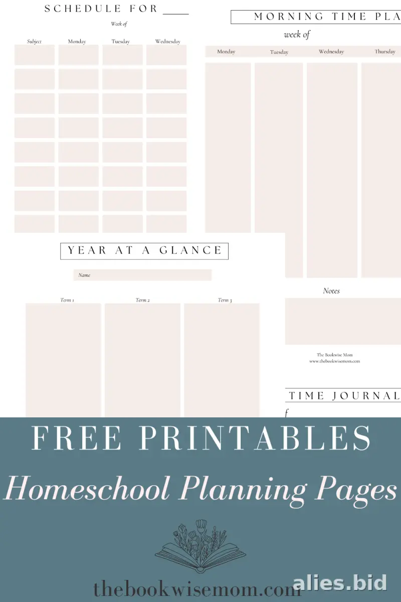 Free Printable Homeschool Planner Template Free Worksheet #16