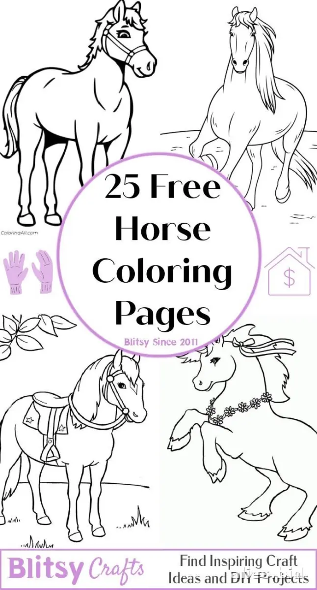 Free Printable Horse Coloring Pages For Kids Free Worksheet #10
