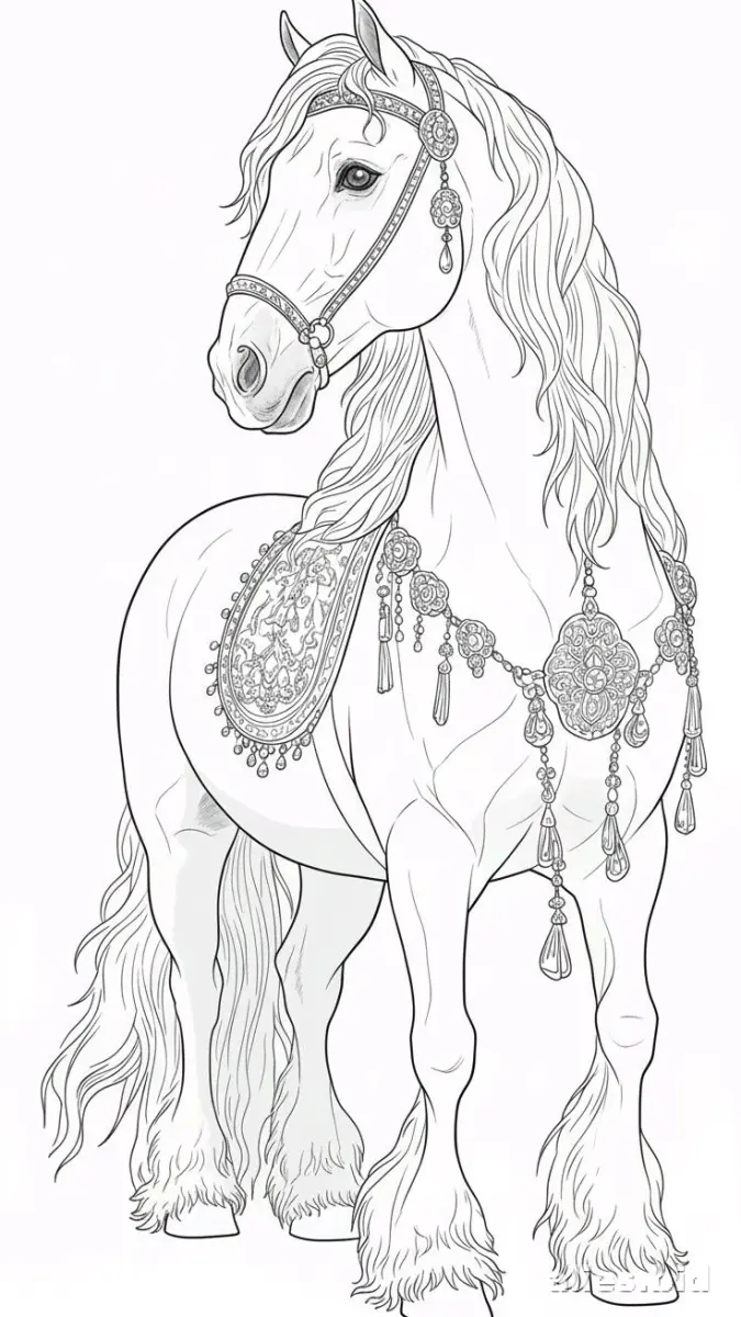 Free Printable Horse Coloring Pages For Kids Free Worksheet #2