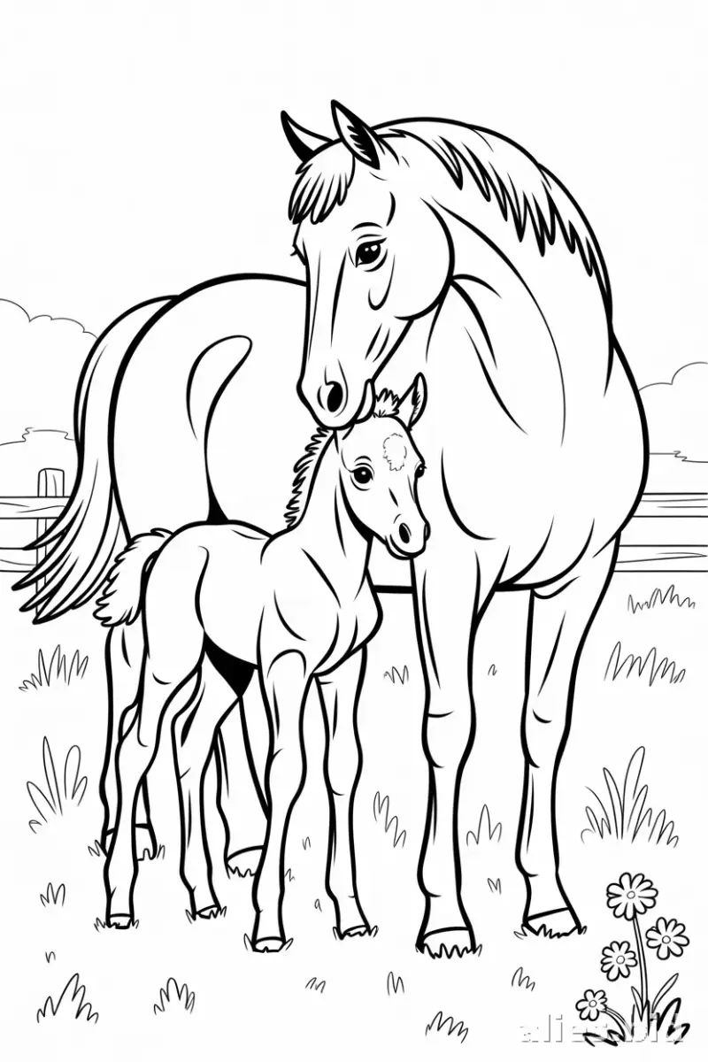 Free Printable Horse Coloring Pages For Kids Free Worksheet #11