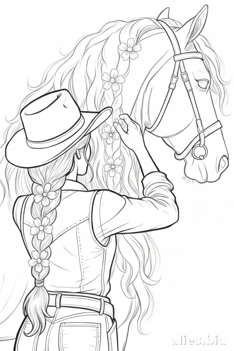Free Printable Horse Coloring Pages For Kids Free Worksheet #15