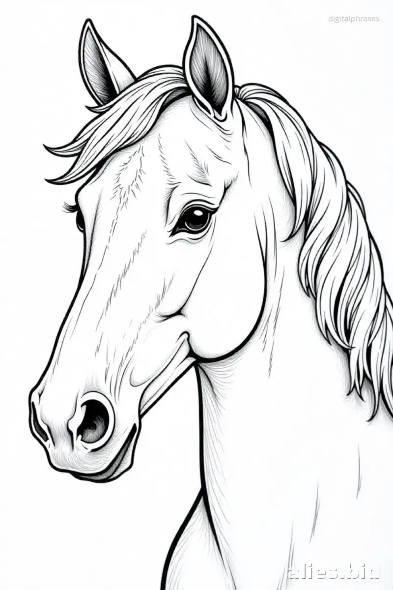 Free Printable Horse Coloring Pages For Kids Free Worksheet #17