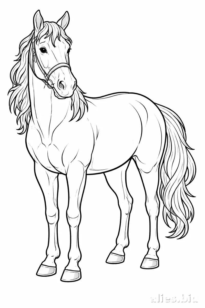 Free Printable Horse Coloring Pages For Kids Free Worksheet #18