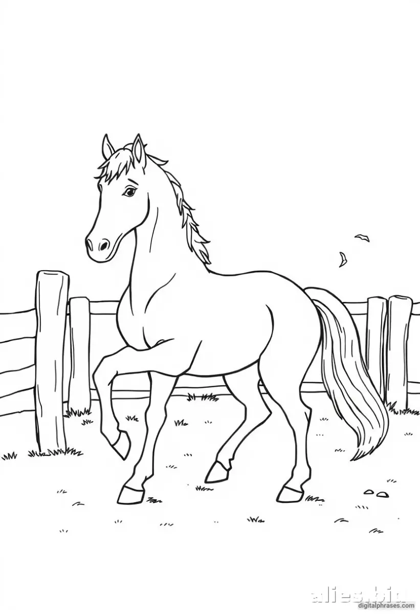 Free Printable Horse Coloring Pages For Kids Free Worksheet #24
