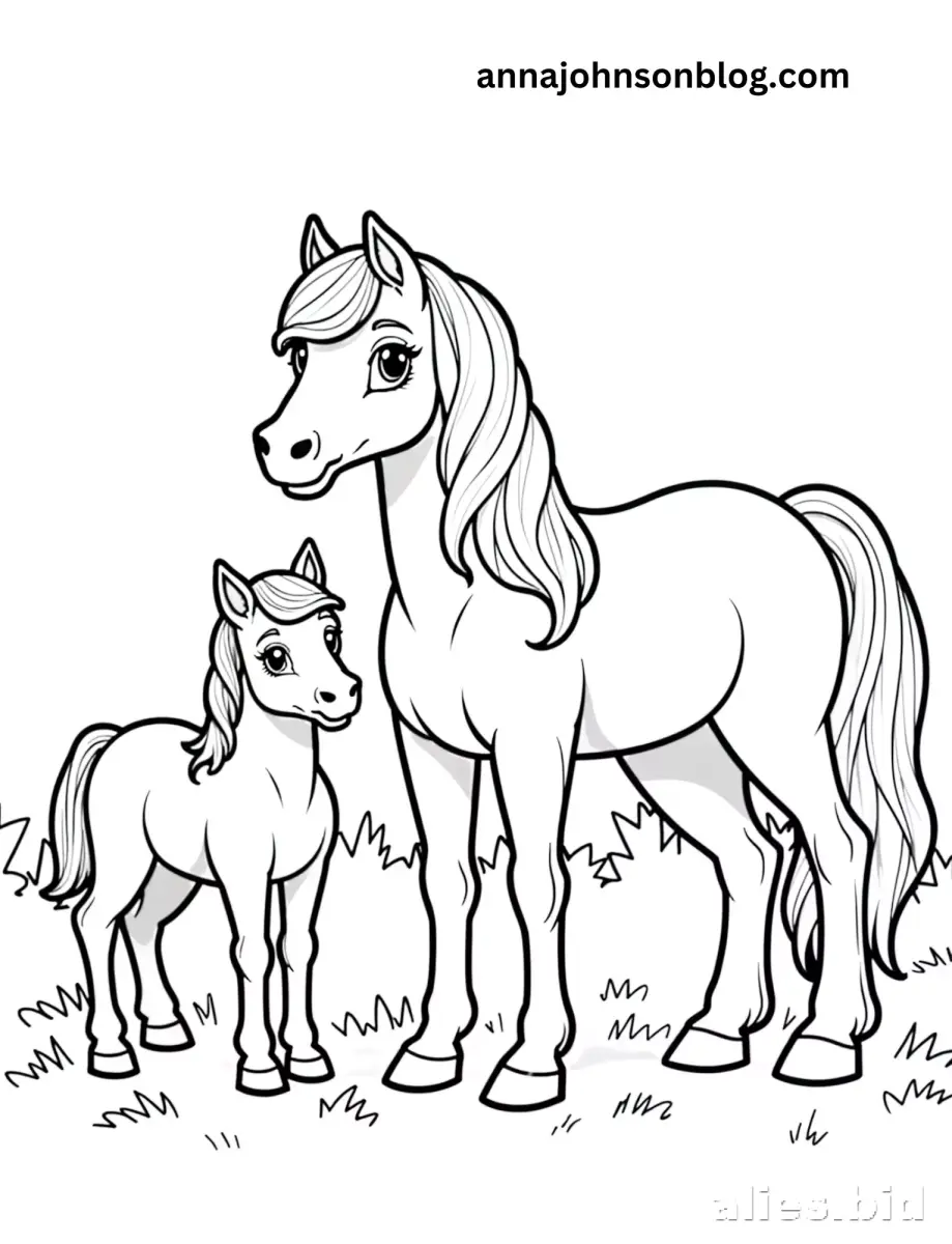 Free Printable Horse Coloring Pages For Kids Free Worksheet #6