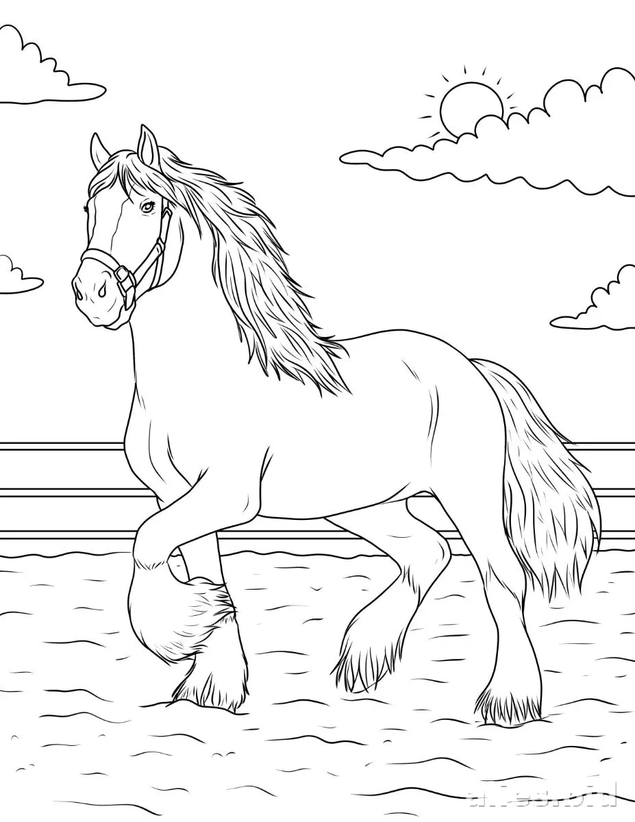 Free Printable Horse Coloring Pages For Kids Free Worksheet #12