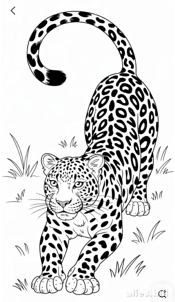 Free Printable Jungle Animal Coloring Pages Free Worksheet #8