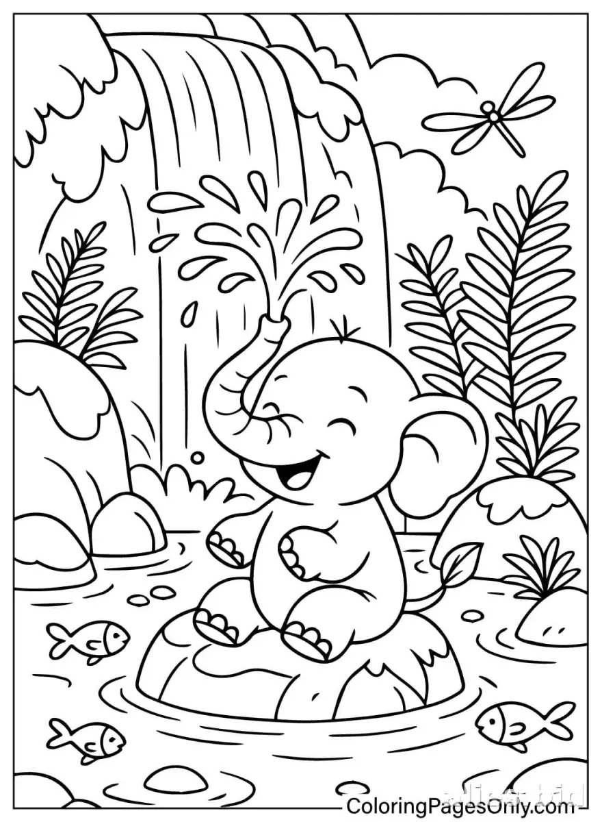 Free Printable Jungle Animal Coloring Pages Free Worksheet #13