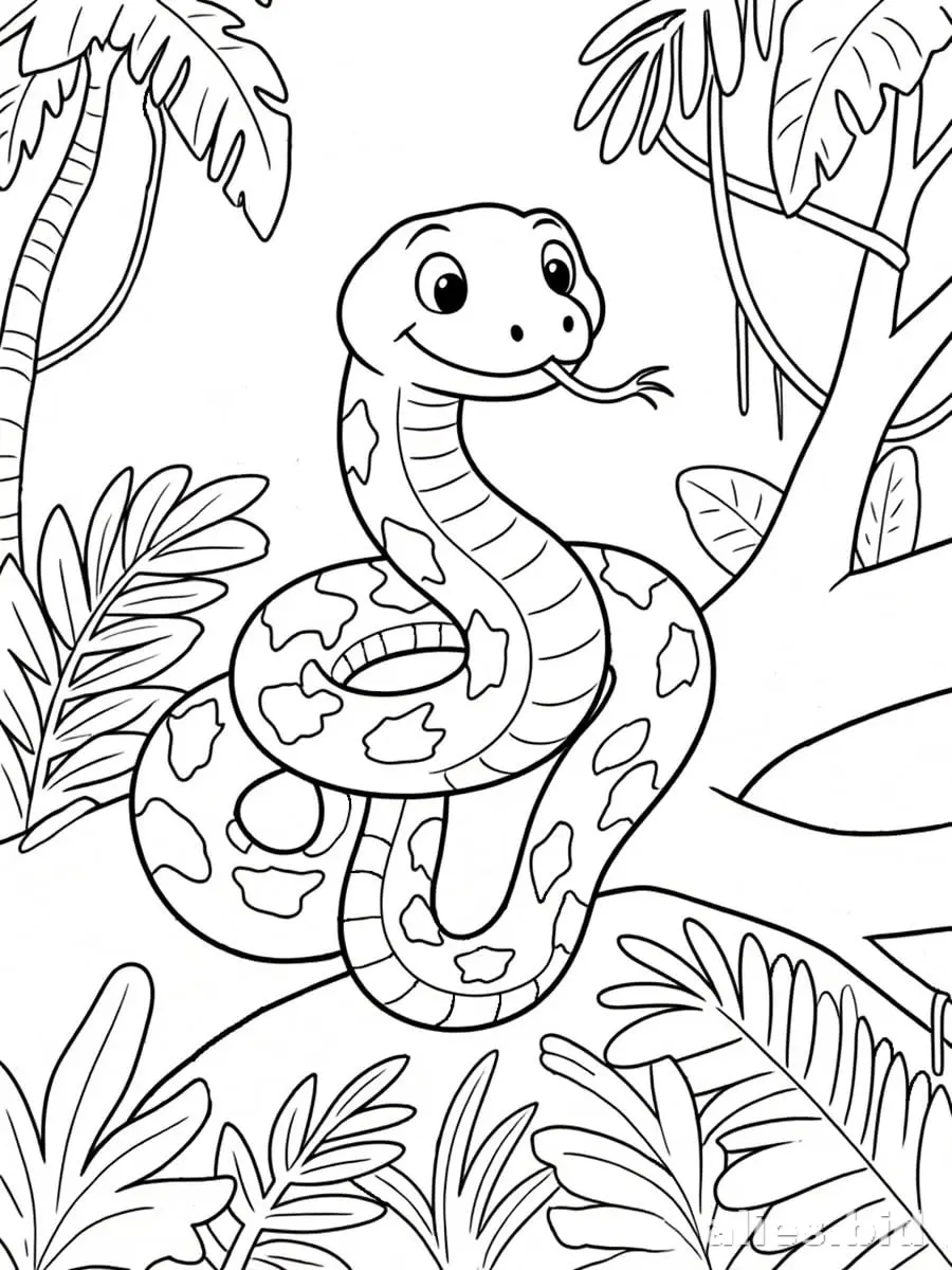 Free Printable Jungle Animal Coloring Pages Free Worksheet #7