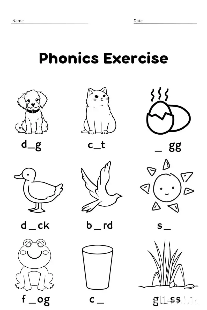 Free Printable Kindergarten Worksheet Free Print #9