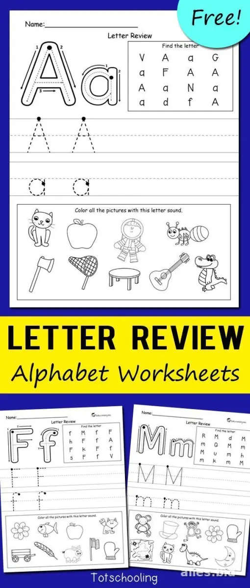 Free Printable Letter Recognition Worksheets For Toddlers #2