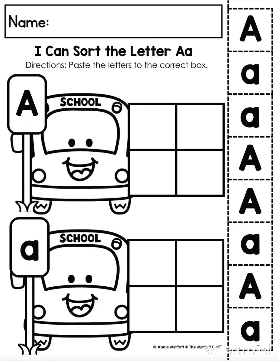 Free Printable Letter Recognition Worksheets For Toddlers #16
