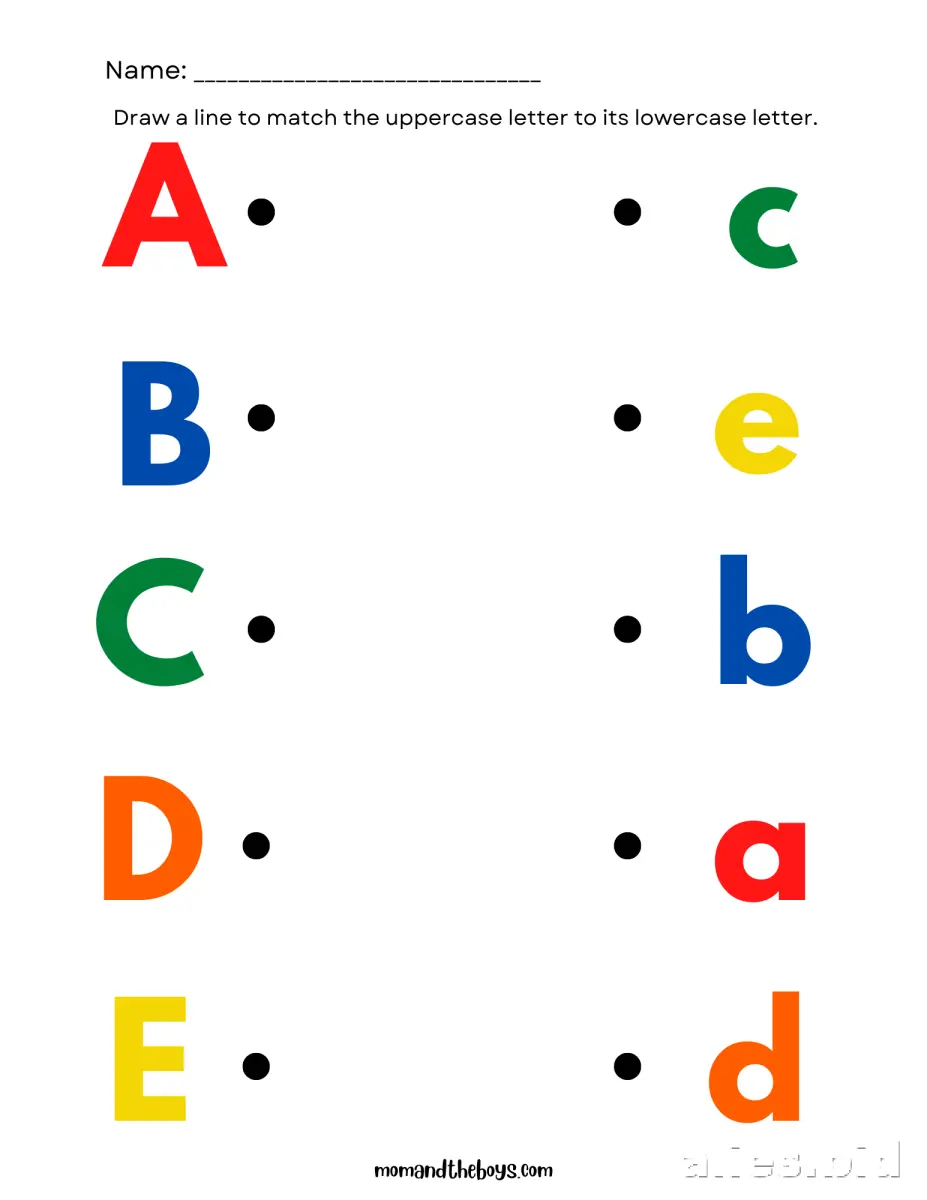 Free Printable Letter Recognition Worksheets For Toddlers #18